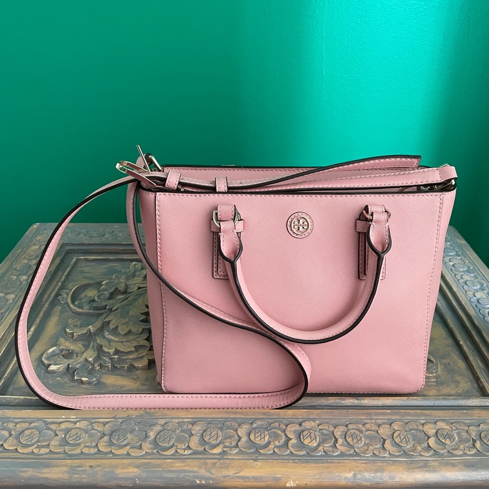 Tory Burch Robinson Leather Mini Tote